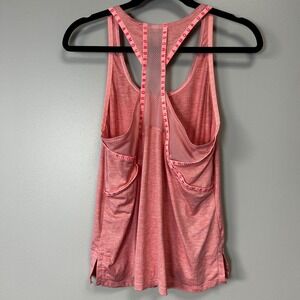 Under armor medium pink mesh racer back tank top